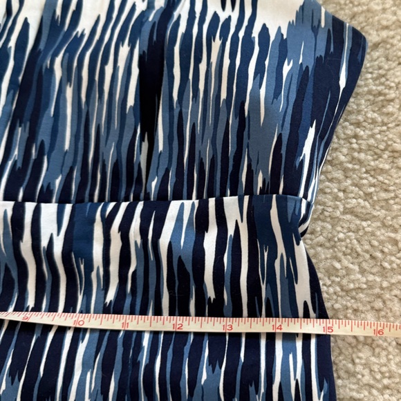 Calvin Klein Navy and White Midi Dress size 6 - Picture 5 of 8